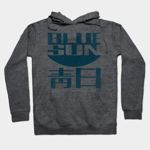 Jayne's Blue Sun T-Shirt Hoodie by heavyplasma